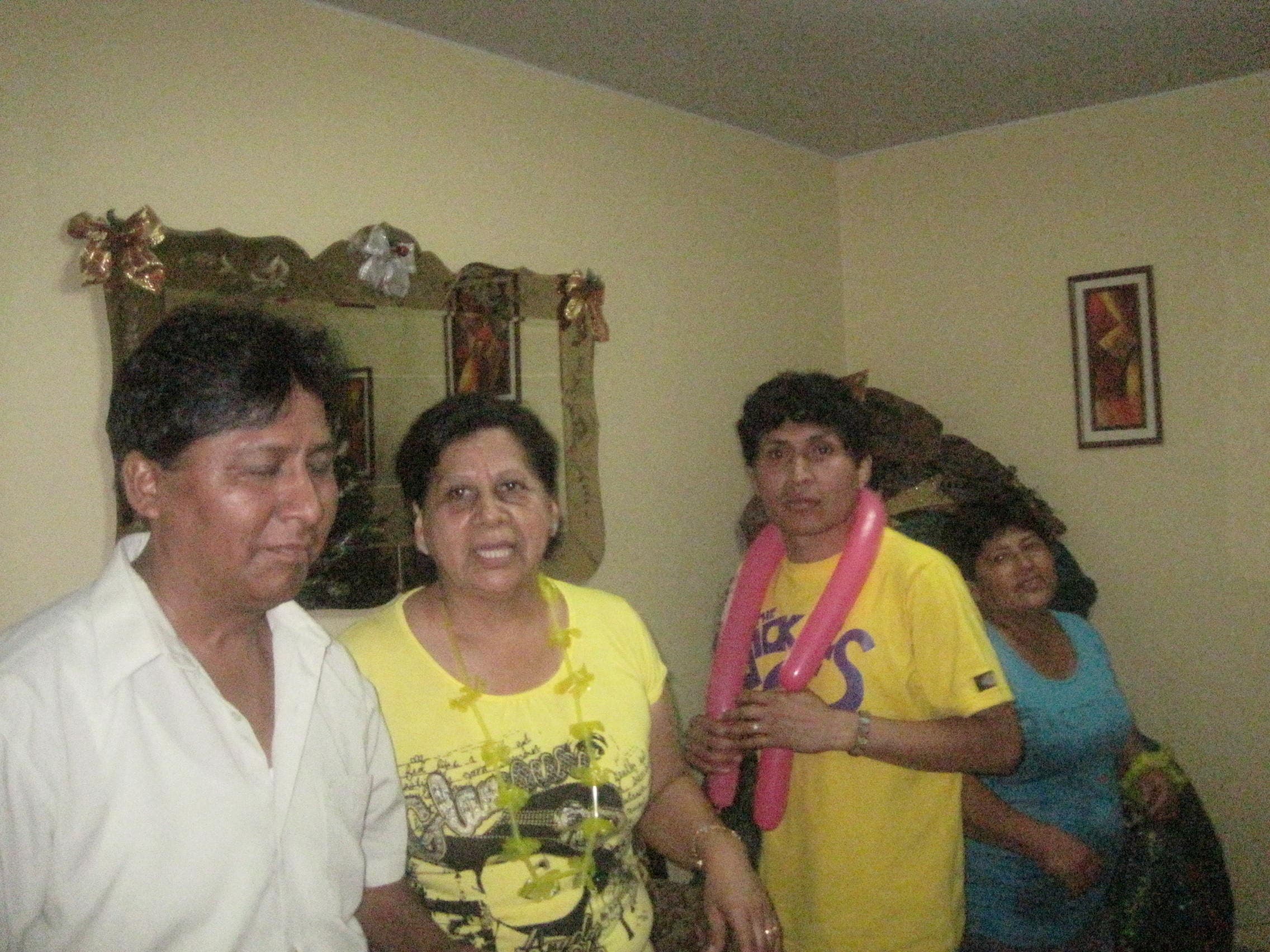 En año nuevo con la familia