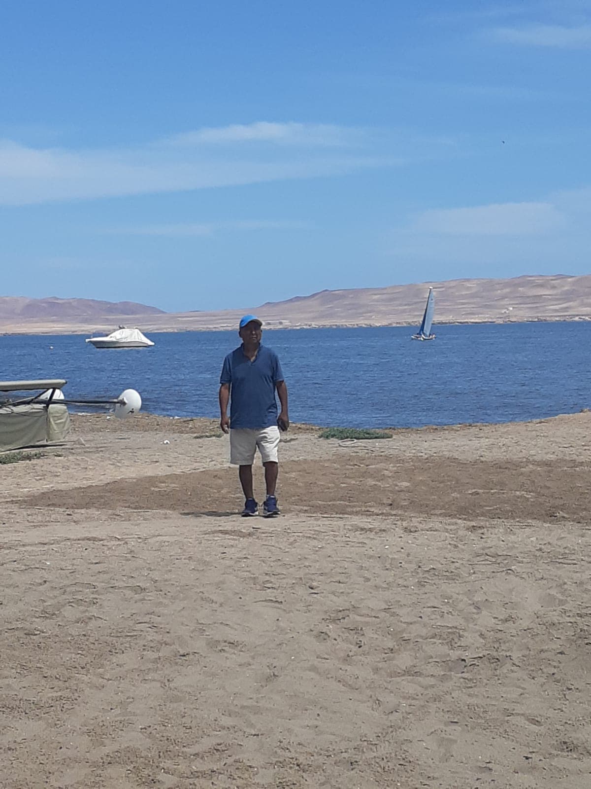 Disfrutando de la playa
