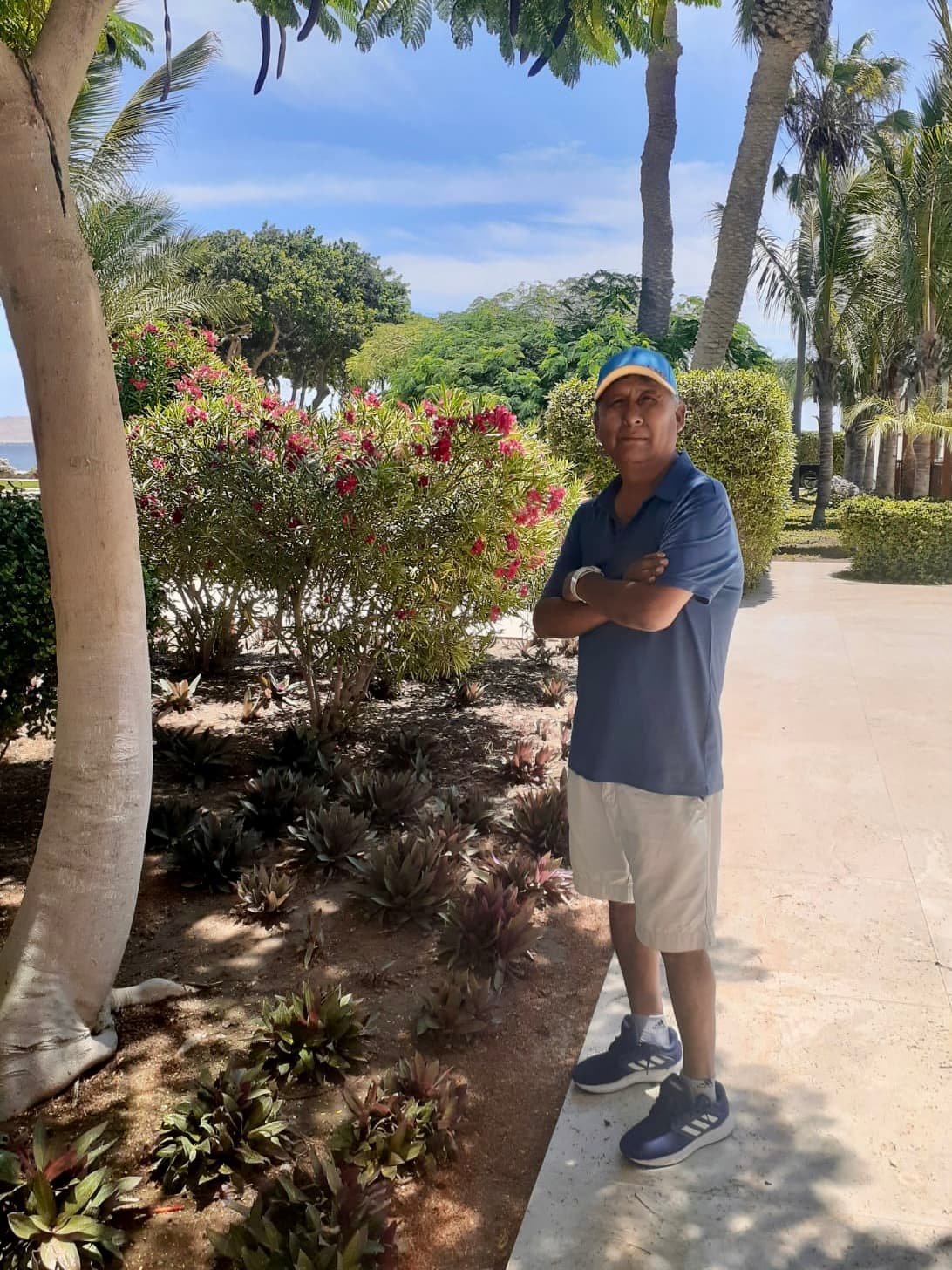 Disfrutando de la playa