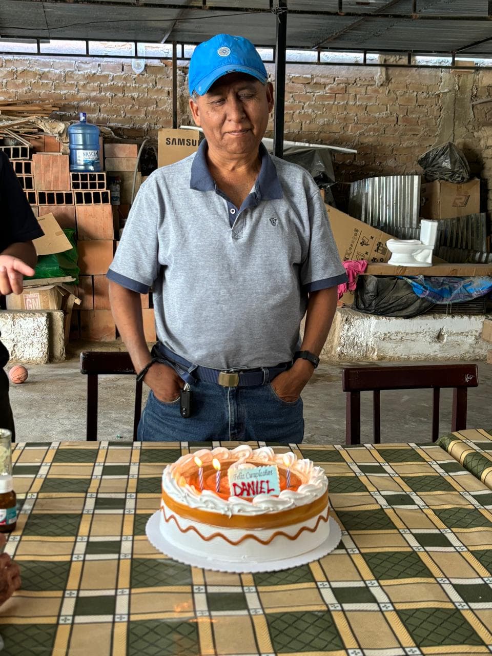 En su cumpleaños