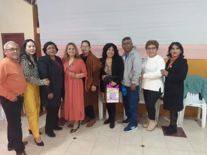En un evento con amigos