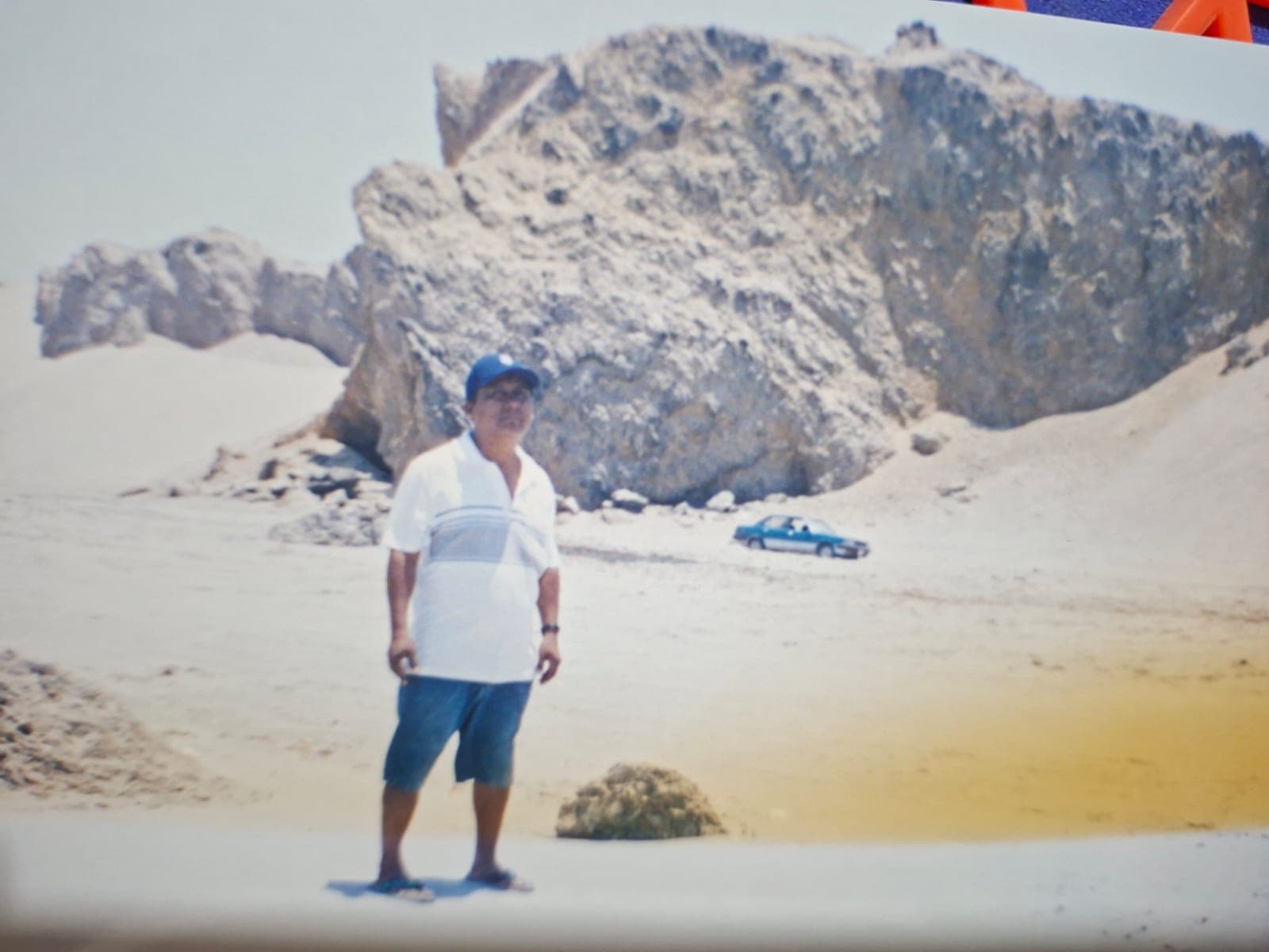 En la playa, años atrás