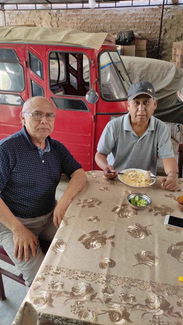 Con su tío