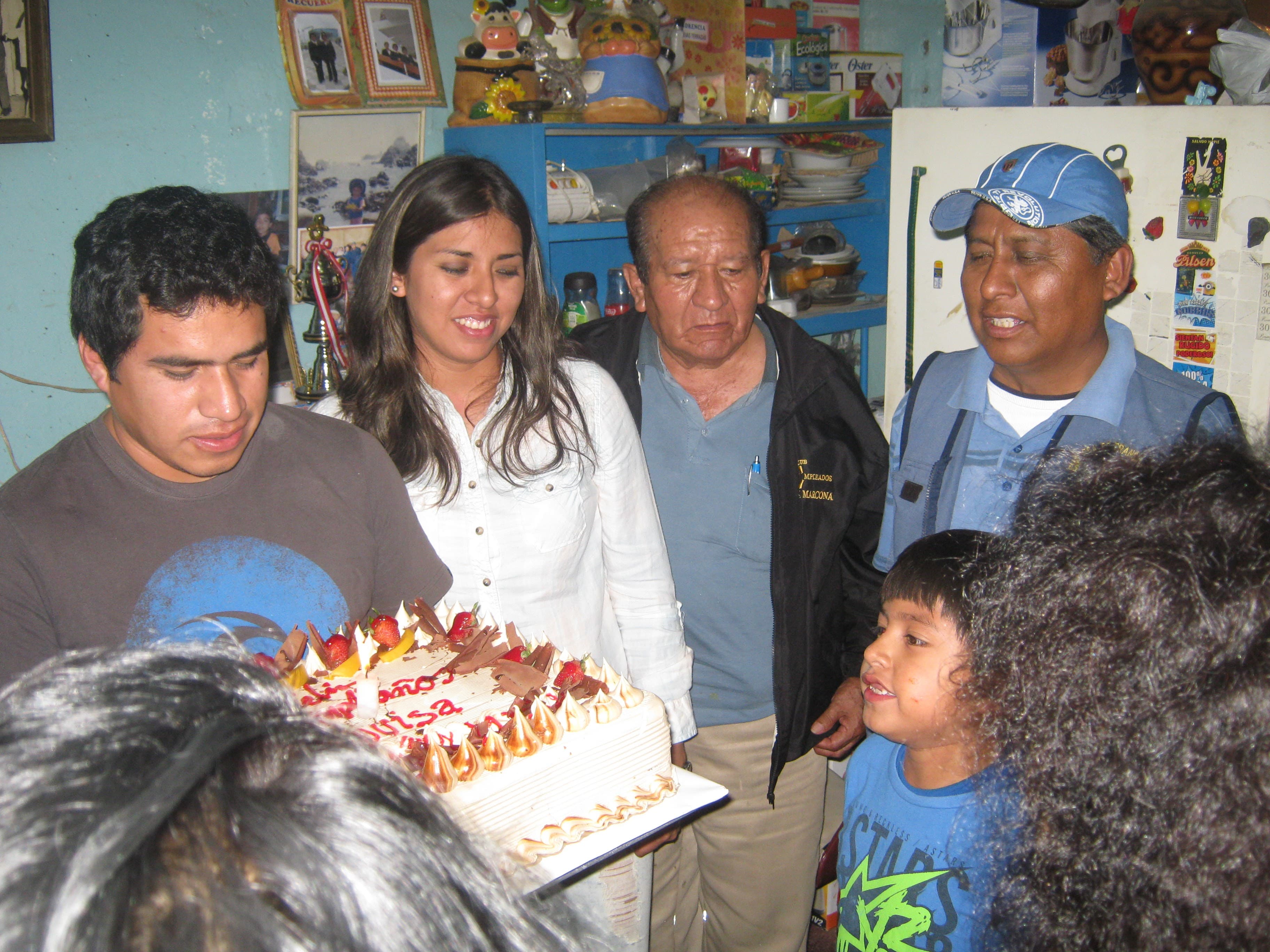 En el cumpleaños de Louisa