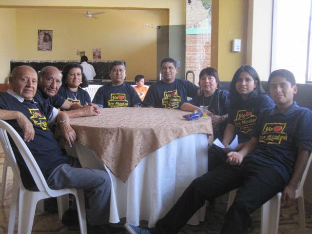 Con la familia Montes