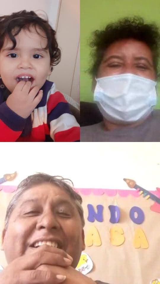 Videollamada con la familia