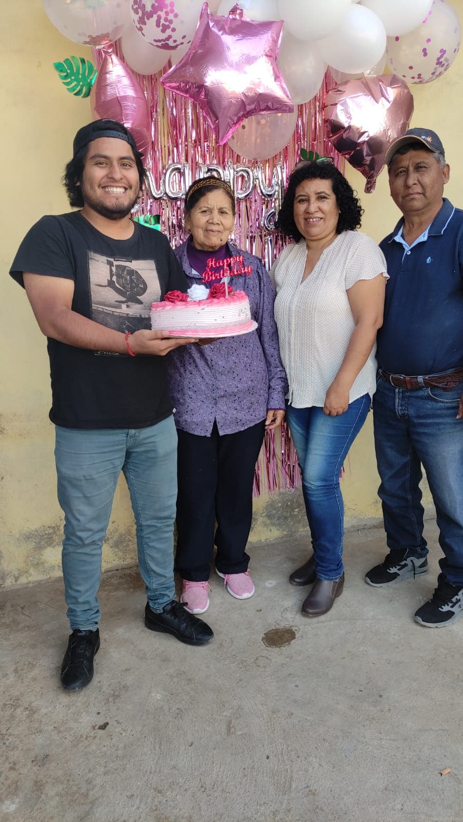 En un cumpleaños familiar