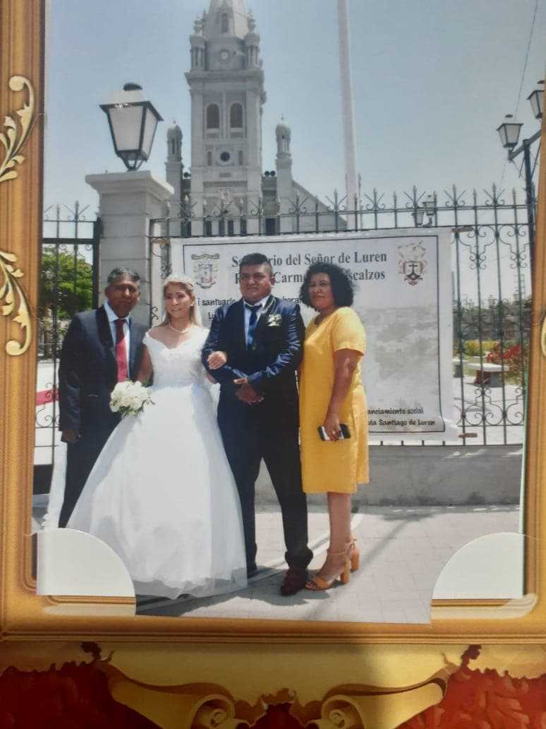 En una boda familiar
