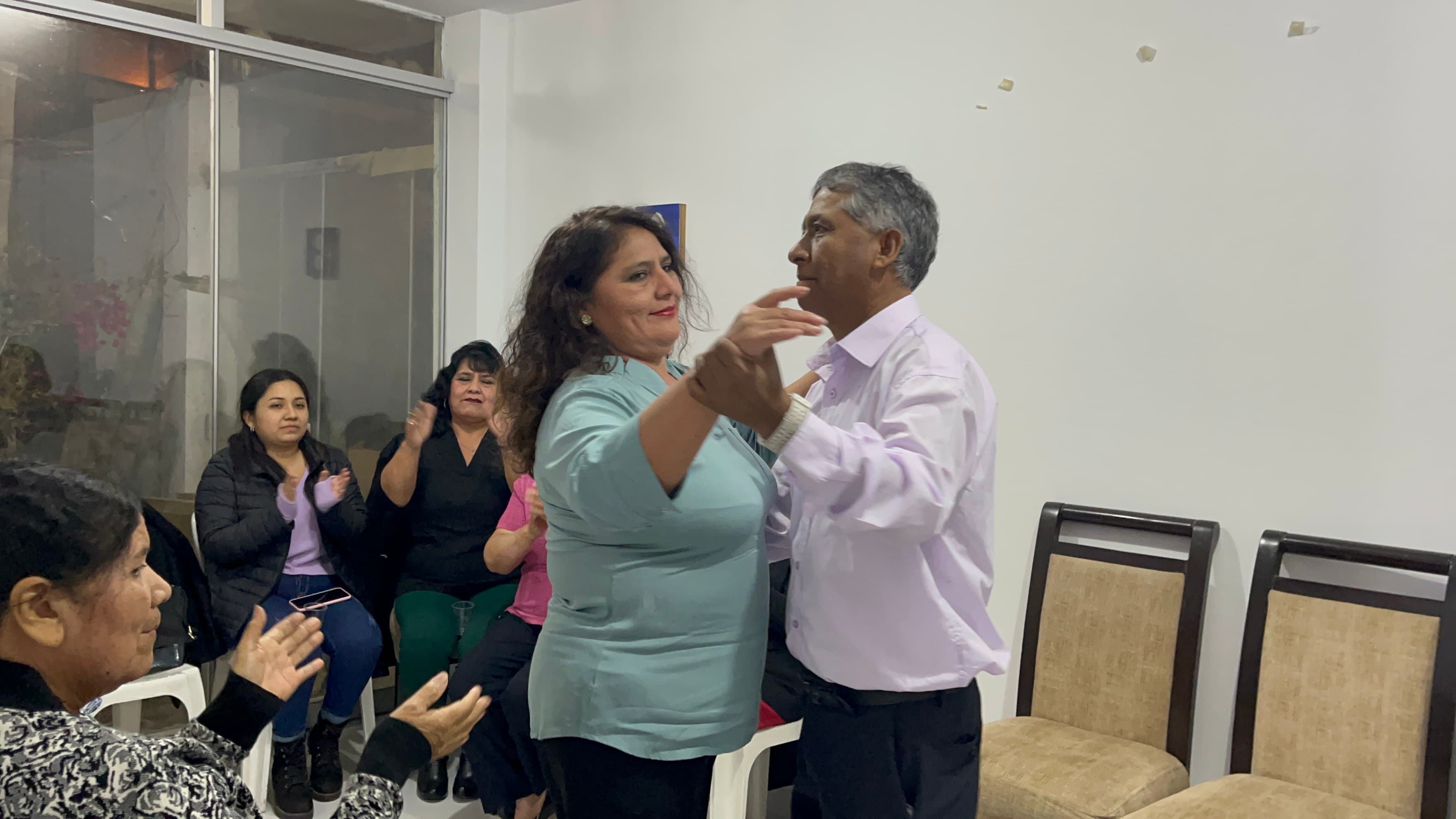 Bailando en la fiesta