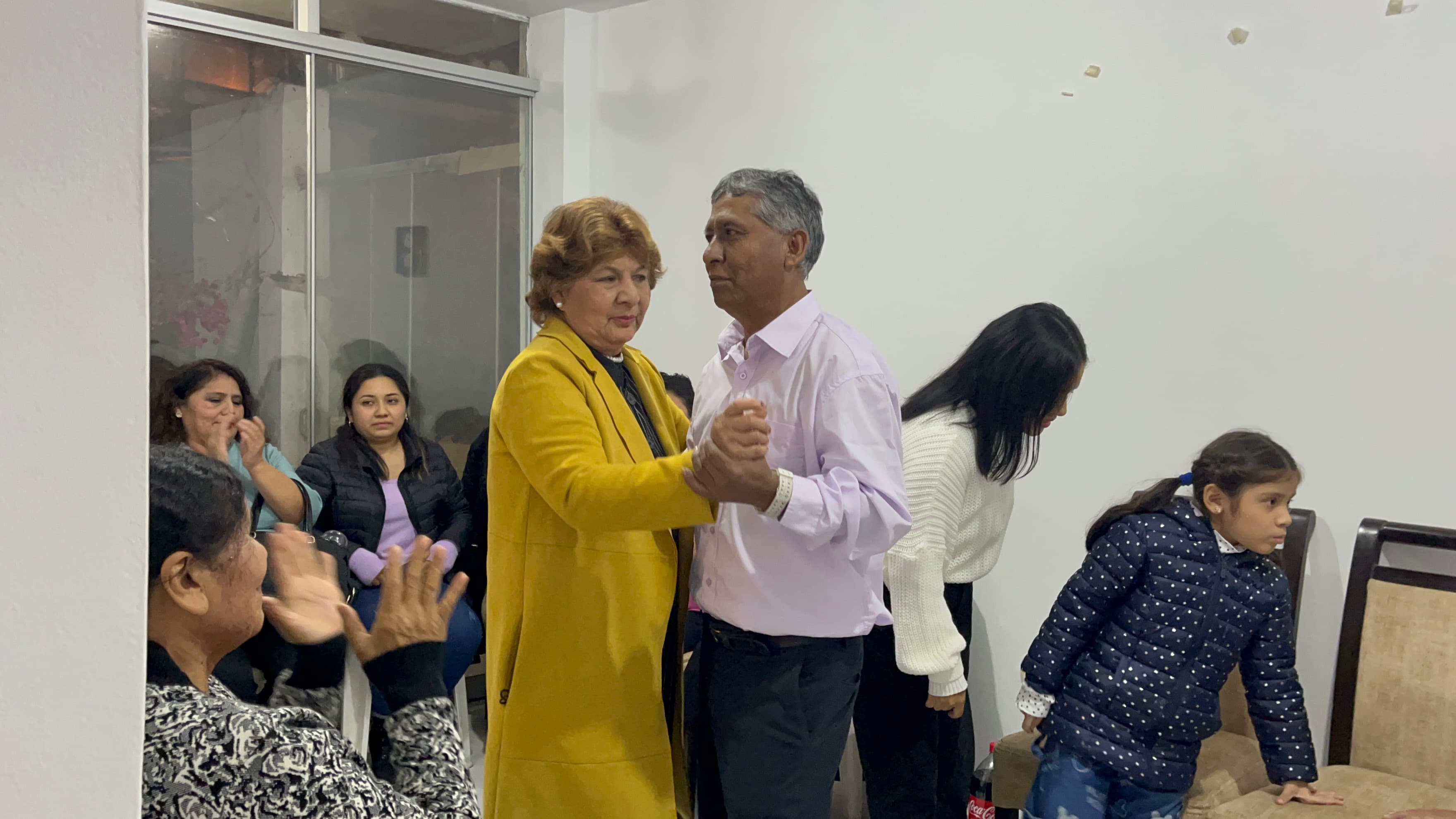 Bailando en su cumpleaños